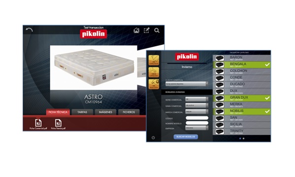 Pikolin permite el acceso online de un catálogo personalizado