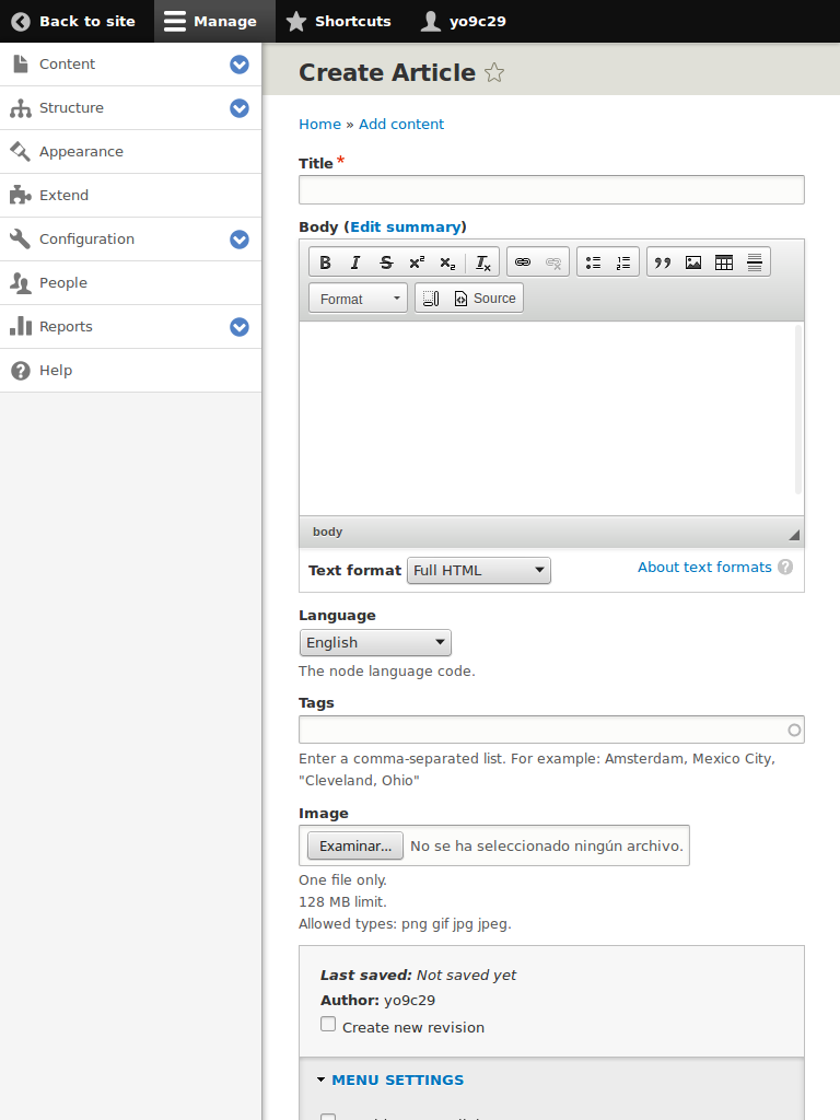 Barra de herramientas lateral en modo responsive mobile admin edit