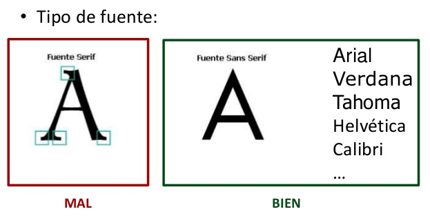 Fuente Accesibilidad