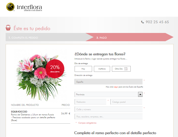 Checkout Interflora