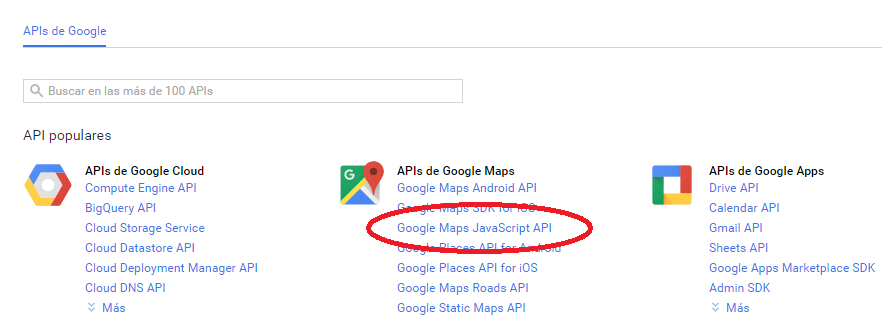 La Api para Google Maps nos permite visualizar los Mapas de forma gratuita