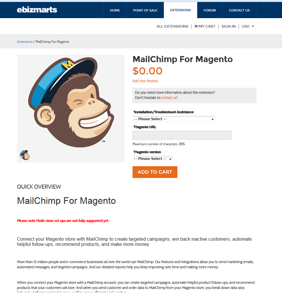 descargar mailchimp for magento