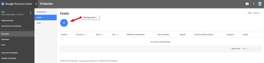 Paso 4: Agregar un feed