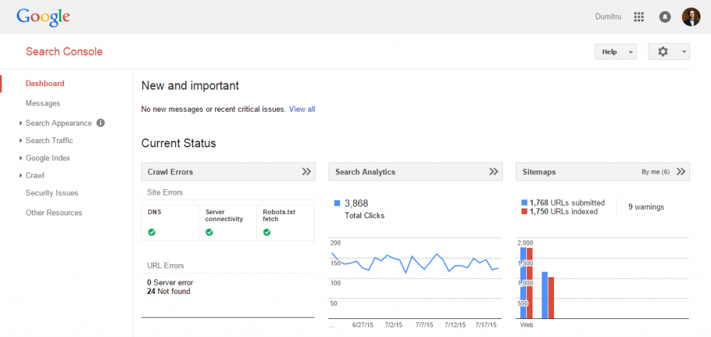 estado de indexacion google