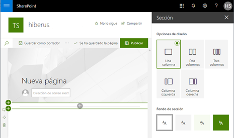 Secciones resaltadas sharepoint