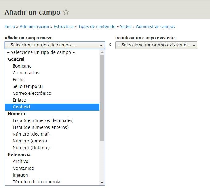 campo geoposicionamiento drupal