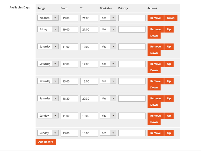 control de aforo magento