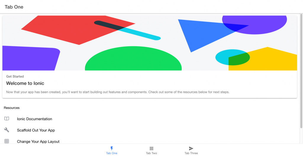 Imagen para explicar como crear la aplicación cliente IONIC