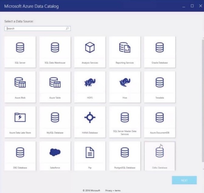 Microsoft Azure Data Catalog