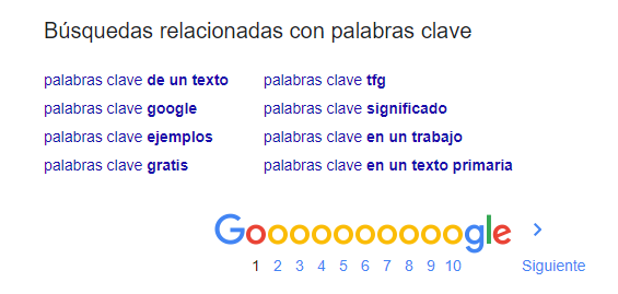 sugerencias google