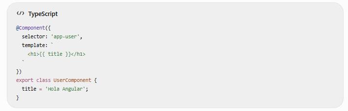 ejemplo de componente en angular