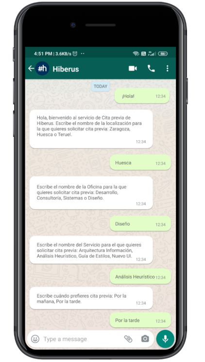 asistente virtual WhatsApp