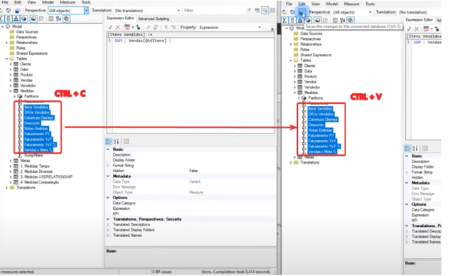 Menú Herramientas Externas Power BI