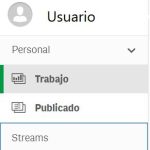 Aspecto del Hub de Qlik Sense con los diferentes espacios de trabajo