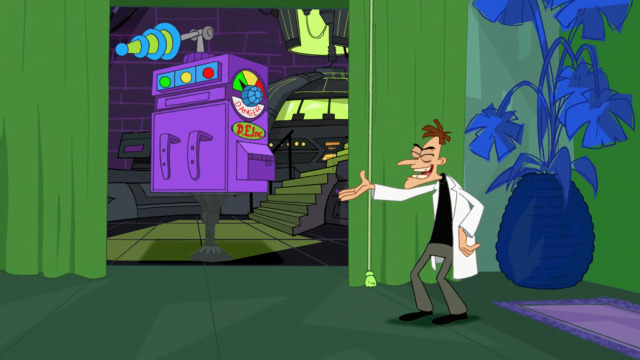 Fotograma de la serie Phineas y Ferb. 