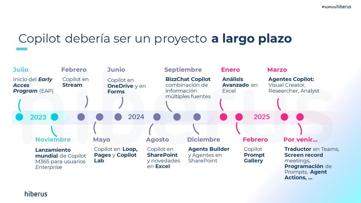 Copilot debería ser un proyecto a largo plazo