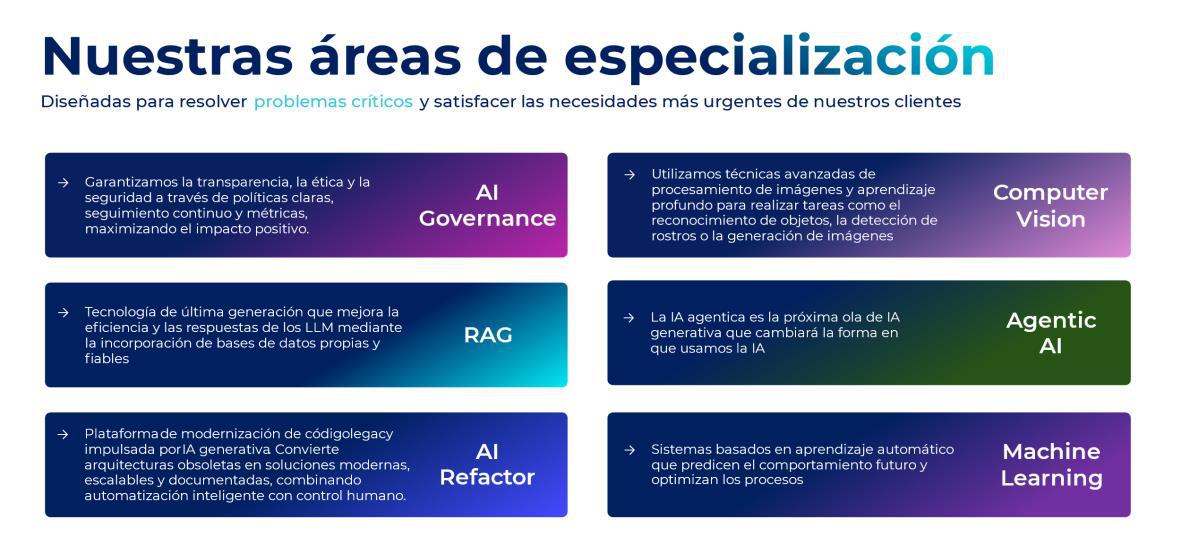 Nuestras áreas de especialización