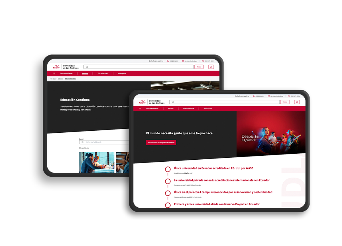Plataforma unificada basada en Drupal para UDLA