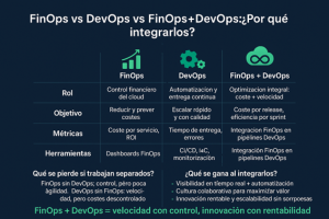 Comparativa para integrar FinOps y DevOps