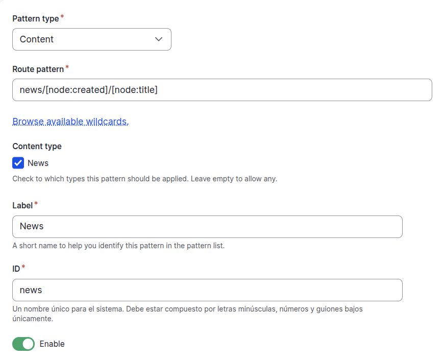 patrón de Pathauto en Drupal