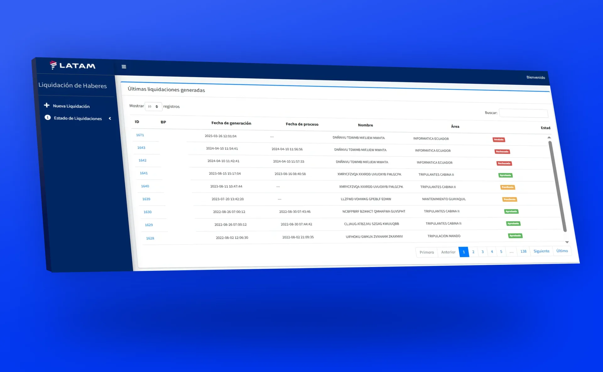 Liquidaciones LATAM